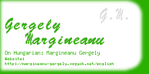 gergely margineanu business card